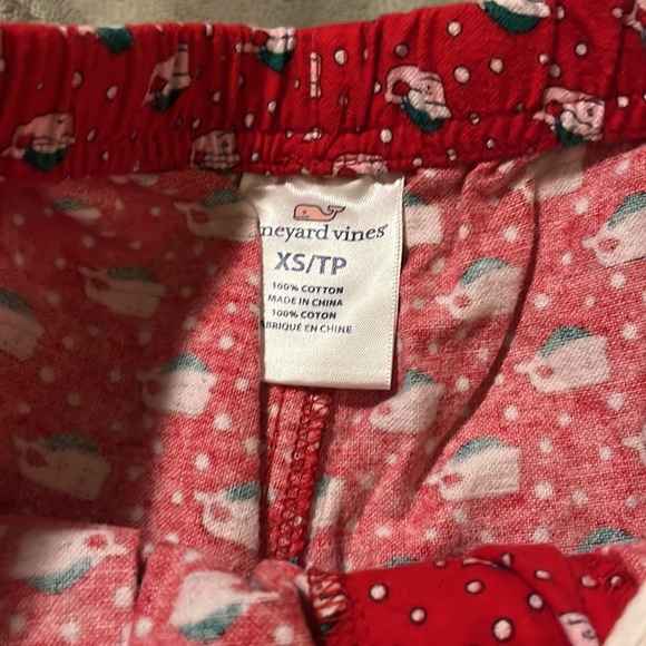 Vineyard, vines, holiday pajama bottoms, size extra small - Picture 3 of 5